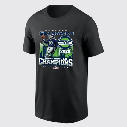 Discover Seahawks 2026 Super Bowl LX Champions T-Shirt