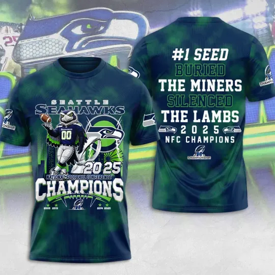 Discover Seahawks 3D Apparel Shirt