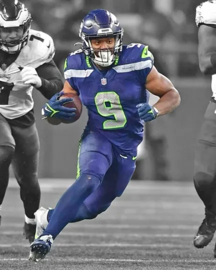 Discover Seattle Seahawks KENNETH WALKER III Glossy hoto Spotlight Football Poster