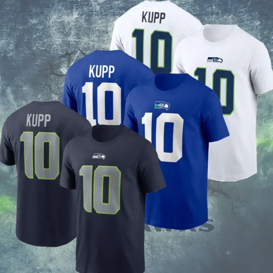 Discover Cooper Kupp Seahawks #10 Double Sided Football T-Shirt