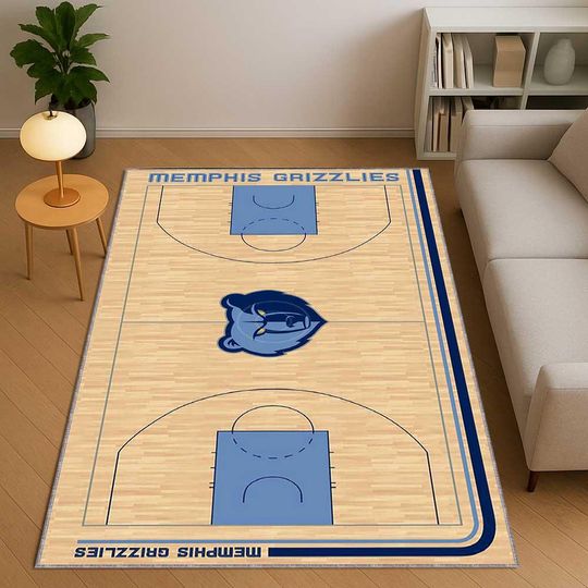 Discover Basketball Court Area Rug, Kids Play Rug, Indoor Game Room Carpet, Boys Rug, NBA Style Basketball Field Carpet, Mancave Rug, Custom Play Mat