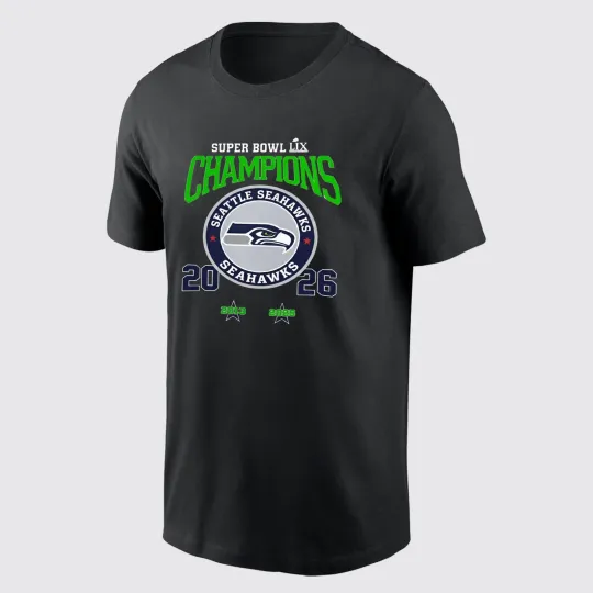 Discover Super Bowl Champions 2026 Seahawks T-Shirt