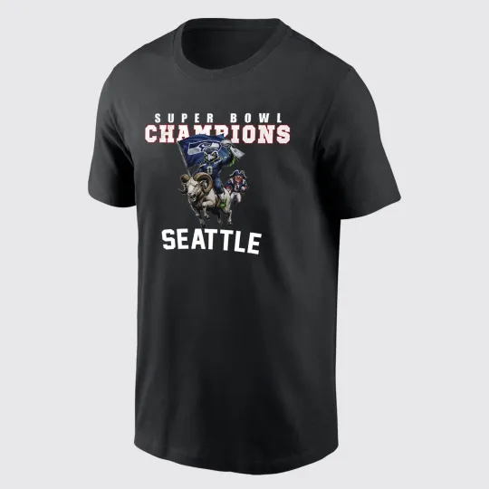 Discover Super Bowl LX Champions 2026 Seahawks T-Shirt
