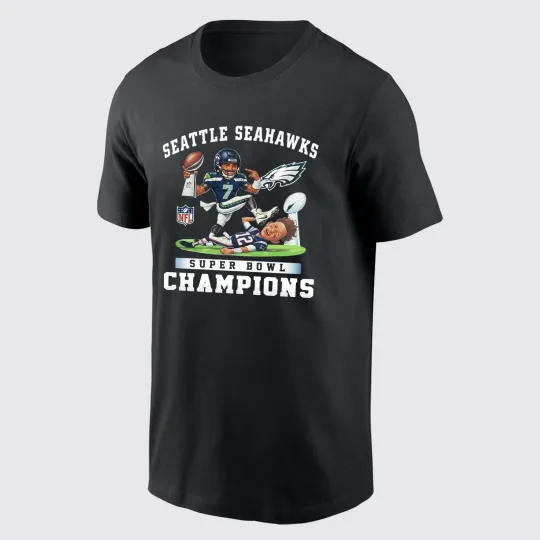 Discover Seattle Seahawks Super Bowl Champions T-Shirt