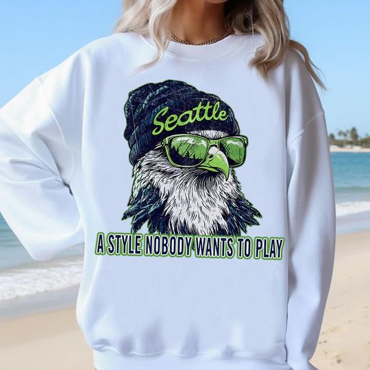 Discover Seattle Football Mascot Sweatshirt, Vintage Seattle Sweatshirt, Seattle Gift For Fan, Seattle Shirt