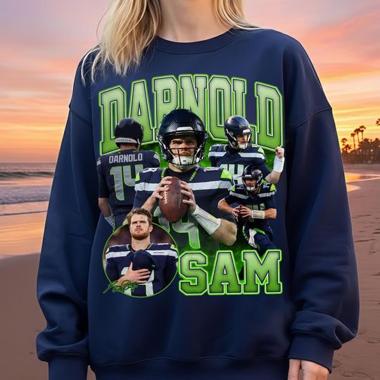 Darnold Bootleg Seattle Football Sweatshirt, Seattle Football Mascot Sweatshirt, Seattle Sweatshirt, Seattle Gift For Fan