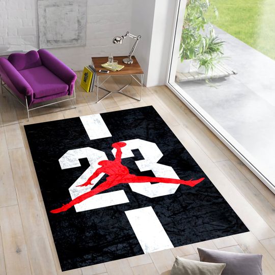 Discover Basketball Player Rug: Modern Teens Room Decor