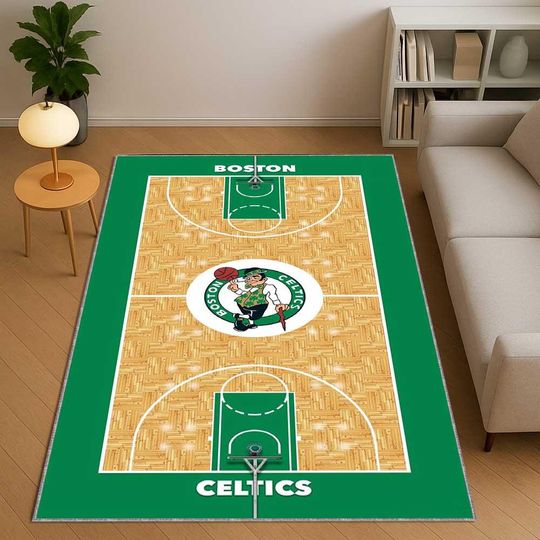 Discover Basketball Court Area Rug, Kids Play Rug, Indoor Game Room Carpet, Boys Rug, NBA Style Basketball Field Carpet, Mancave Rug, Custom Play Mat