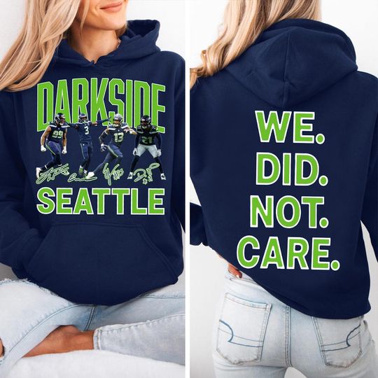 Discover Dark Side Seattle We Did Not Care Sweatshirt, Seattle Football Mascot Sweatshirt Hoodie, Vintage Seattle Sweatshirt, Seattle Football