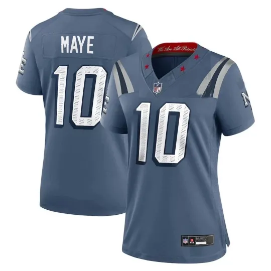 Discover Drake Maye Patriotss 2025 F.U.S.E Rivalries Collection Jersey #10