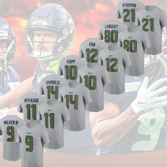 Discover HOT NEW! Seattle Seahawks 2025 Rivalries Collection Name & Number for Fan
