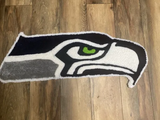 Seattle Seahawks  Shaped Rug for Home & Living