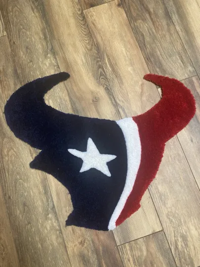 Discover Houston Texans Shaped Rug