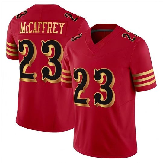 Discover Men's Christian McCaffrey San Francisco Football Jersey, Game Jersey Shirt
