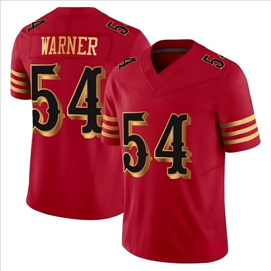 Discover Men's Fred Warner San Francisco Football Jersey, Game Jersey Shirt