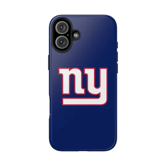 Football Phone Case for iPhone, NY Giants Fan Gift, Tough Sports Cover