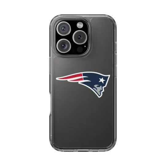 New England Patriots Clear Phone Case for iPhone