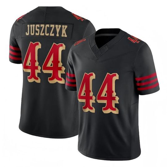 Discover Men's Kyle Juszczyk San Francisco Jersey Black 2025 Rivalries Collection,Game Limited Stitched Shirt