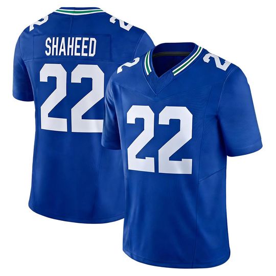 Discover Men's Rashid Shaheed Seattle Jersey,Royal Blue,Game Limited Stitched Shirt