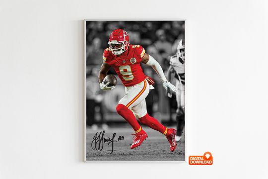 Discover JuJu Smith-Schuster Poster, Signed Football Poster