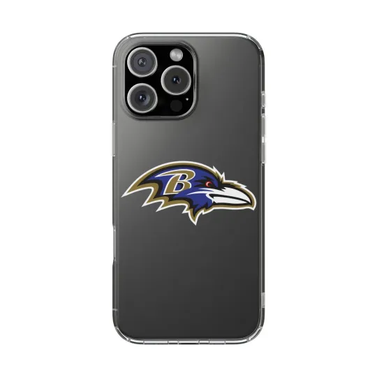 Baltimore Ravens Clear Phone Case for iPhone