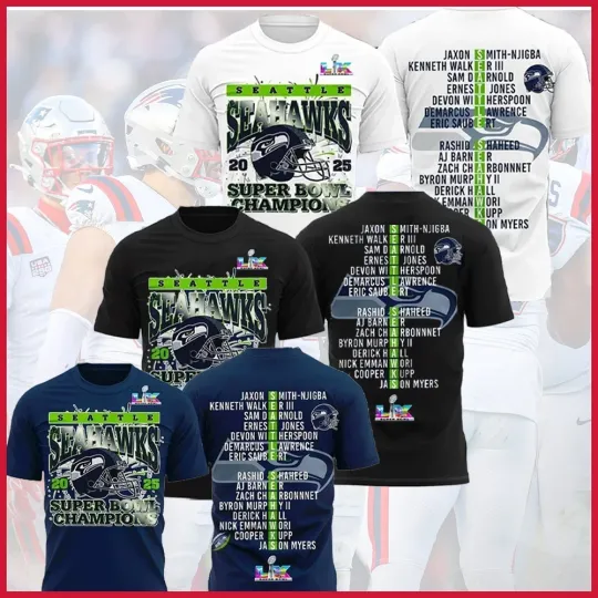 Discover Seattle Seahawk S Bowl LX Champions 2026  Name & Number Team