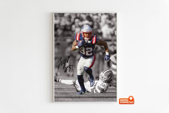 Discover TreVeyon Henderson Poster, Signed Football Poster