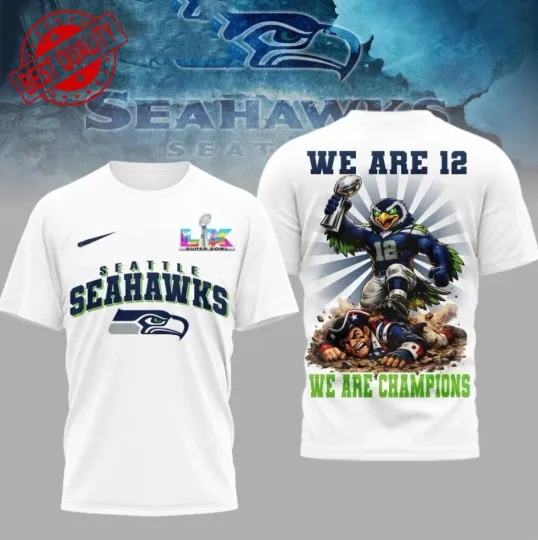 Seahawks Supe.r Bowl LX Champions 2025 It’s Our Time Mascot Shirt