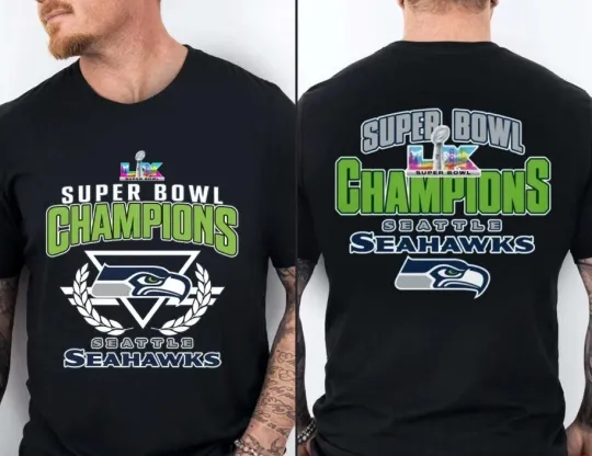 Discover Seattle Seahawks Su.per Bowl LX Champions 2026 T-Shirt reprint