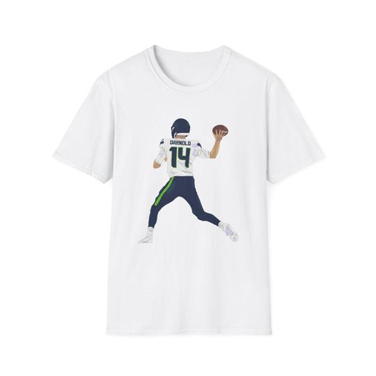 Discover Sam Darnold Celebrating Seattle T-Shirt, Hand Drawn Art