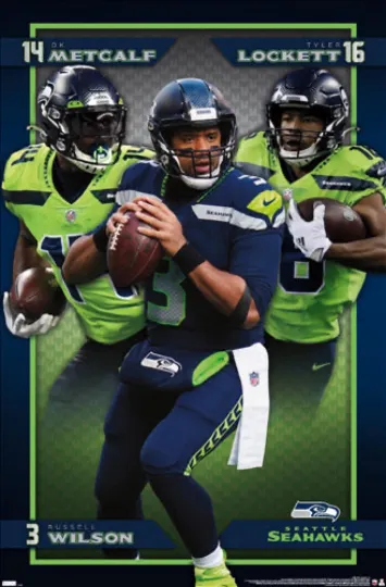 Seahawks football Football Team Poster