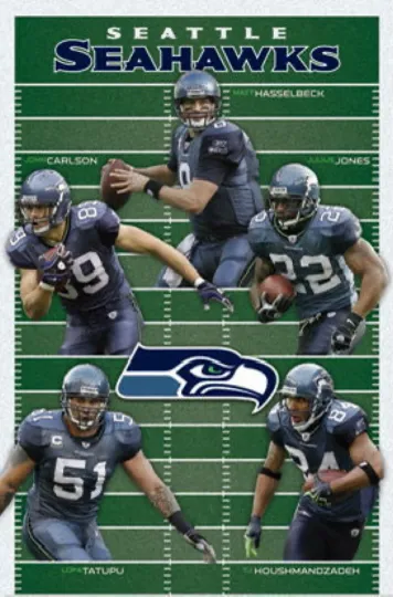 Discover Seahawks football Football Team Poster