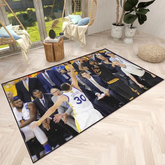 Kyrie Irving Game 7 Shot Room Rug