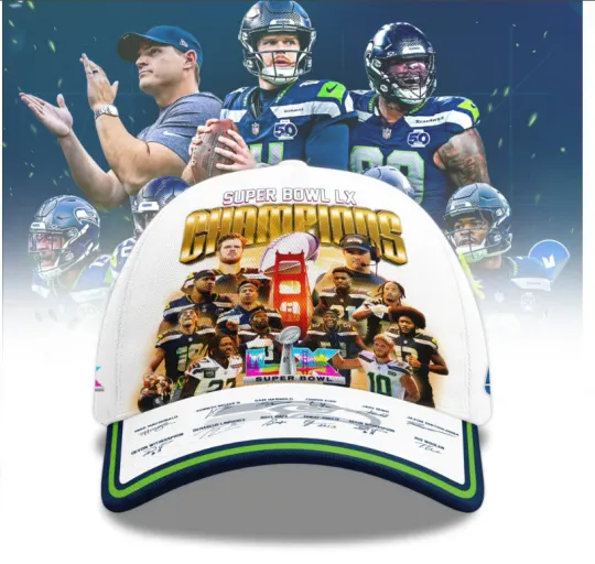 Discover Seahawks LX Champions Cap