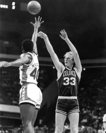 1981 Boston Celtics LARRY BIRD Glossy 8x10 Photo NBA Basketball Print Poster