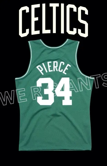 Boston Celtics Paul Pierce Jersey Print 11x17 Celtics Legend NBA Poster