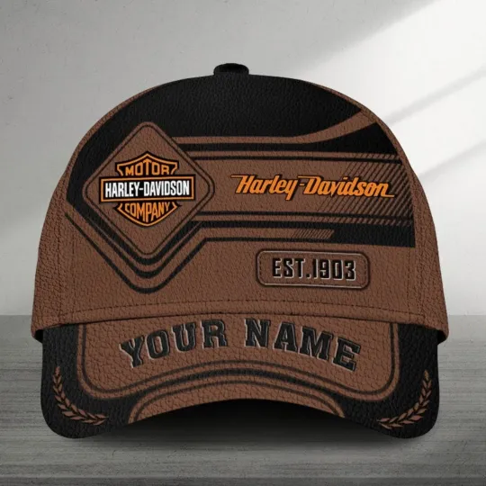 Discover Personalized Harley Motor Davidsonn Racing Classic Cap Gift For Husband Dad