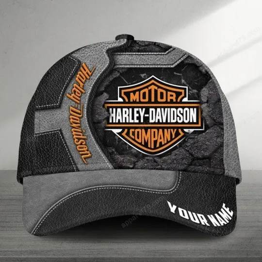 Discover Personalized Harley Motor Davidsonn Racing Classic Cap Gift For Husband Dad