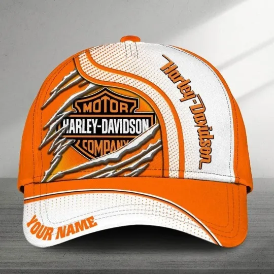 Discover Personalized Harley Motor Davidsonn Racing Classic Cap Gift For Husband Dad