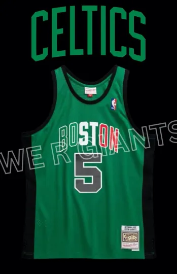 Boston Celtics Kevin Garnet Jersey Print 11x17 Celtics Legend NBA Poster