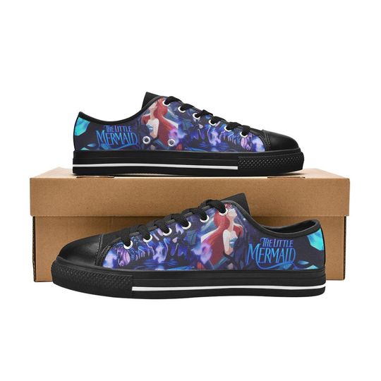 Little Mermaid Women's Low Top Shoe Sneakers