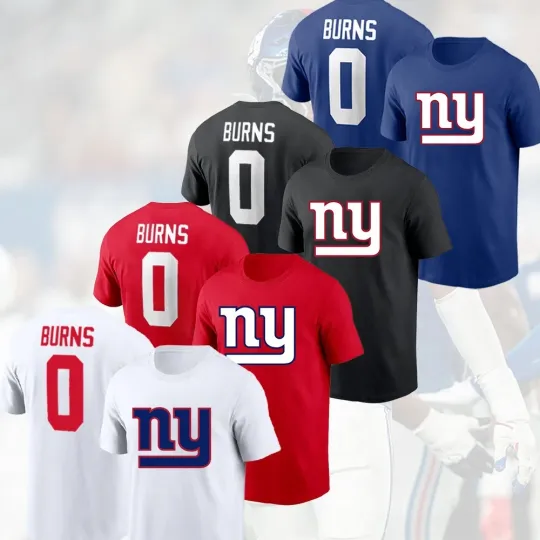 Discover Brian Burns #0 New York 2025 Player Name & Number S-5XL Fans