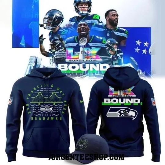 Discover Seahawkss SB LX 2026 Bound Hoodie