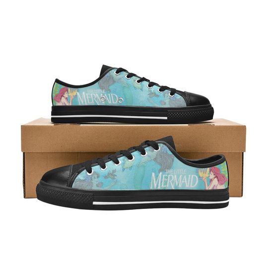 Little Mermaid Women's Low Top Shoe Sneakers