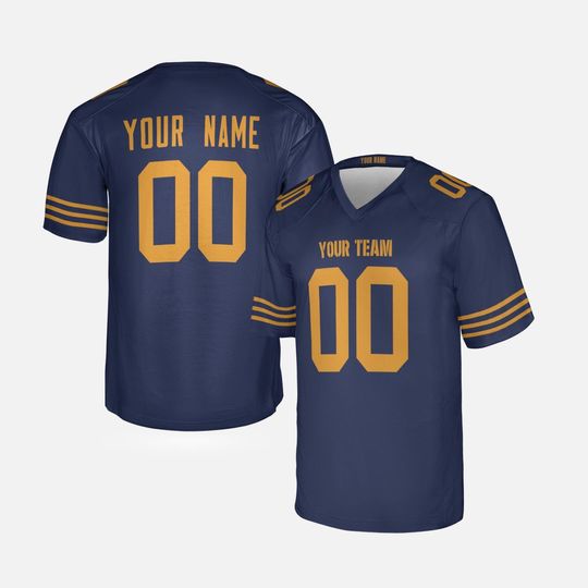 Discover Personalized 1923 Navy Packers Jersey: Add Name & Number, Adult Sizes