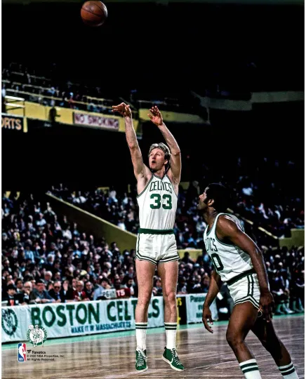 Larry Bird Boston Celtics Unsigned Jump Shot 8" x 10" Photo - Fanatics