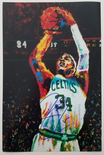 Paul Pierce Signed 12x18 Art Poster Photo The Truth Boston Celtics LEGEND RAD