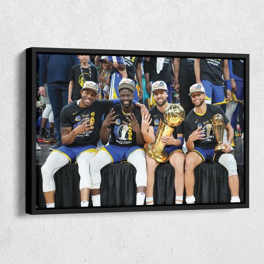 Golden State Warriors Poster 4 time NBA Champions
