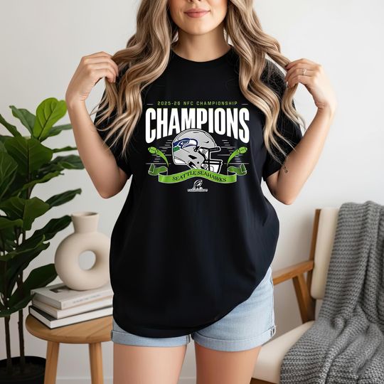Discover Seattle Seahawks Champions Shirt | football Football Champion T Shirt | Seahawks Winner Tee , Unisex Fan Gift for Seahawks Fans
