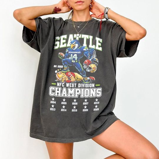 NFC Champions Seattle Football Go Win It All Shirt, Seahawks T-Shirt